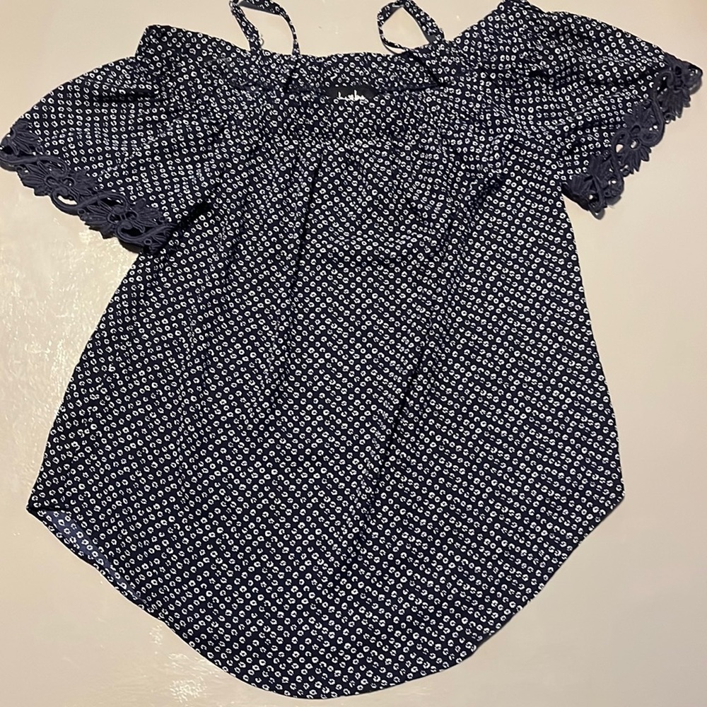 Off the shoulder, womens blouse, size XS